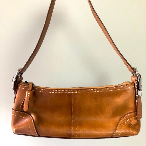 Coach Leather Mini Shoulder Bag - Picture 2 of 9